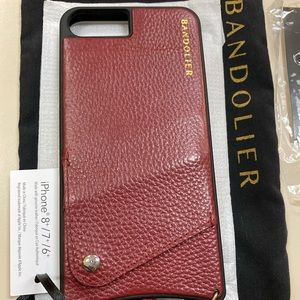 NWT IPhone Bandolier Crossbody Phone Case 8+